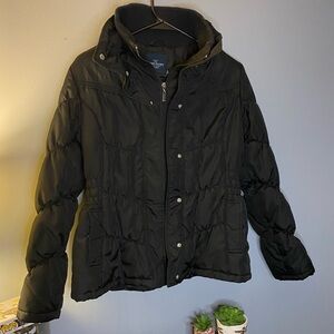 S | Women's Black Puffer Jacket | Used